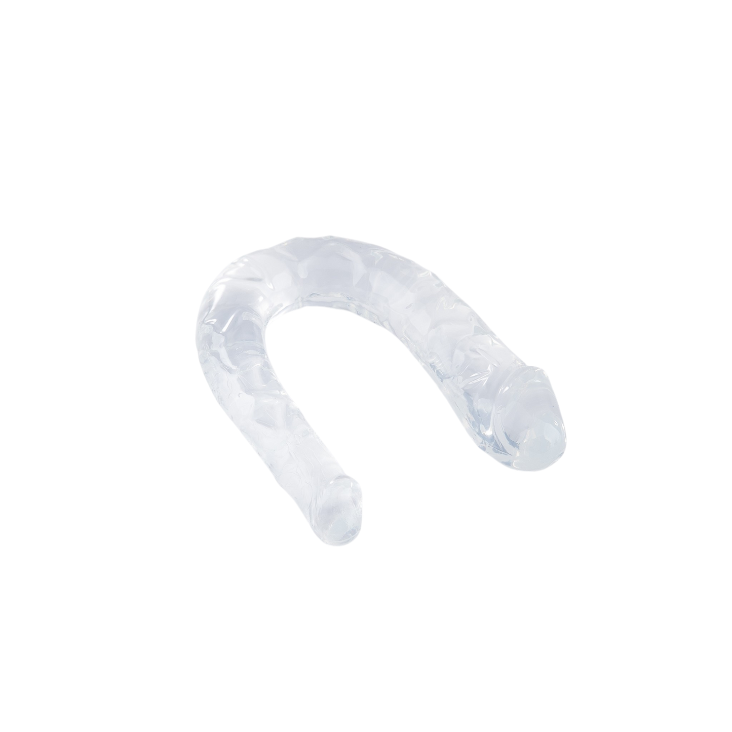 Power Escorts BR335 – Double Dong Clear – Transparante Dubbele Dildo – Flexibel – 29 cm