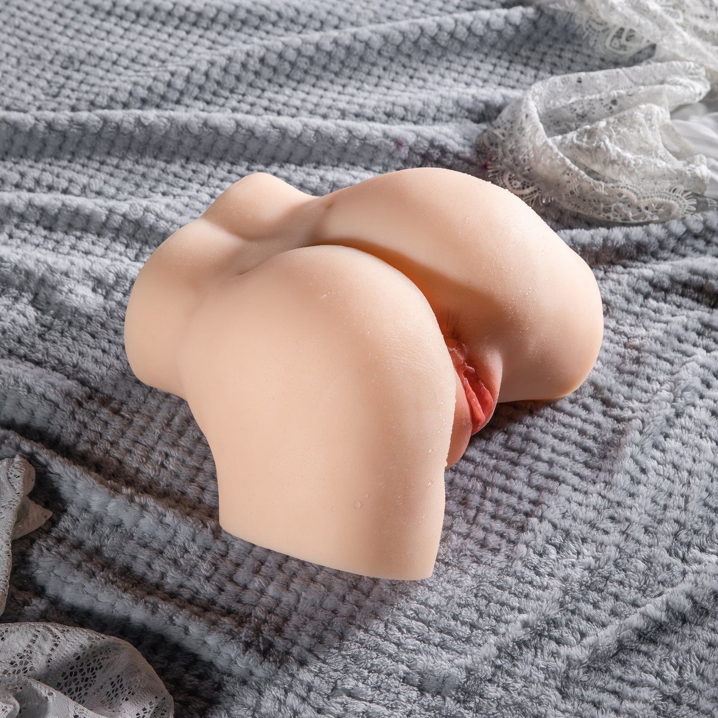 Large Ass & Pussy Masturbator 4.15 kg – Ultra Heavy Dual Entry Premium Body Toy met Maximaal Realisme