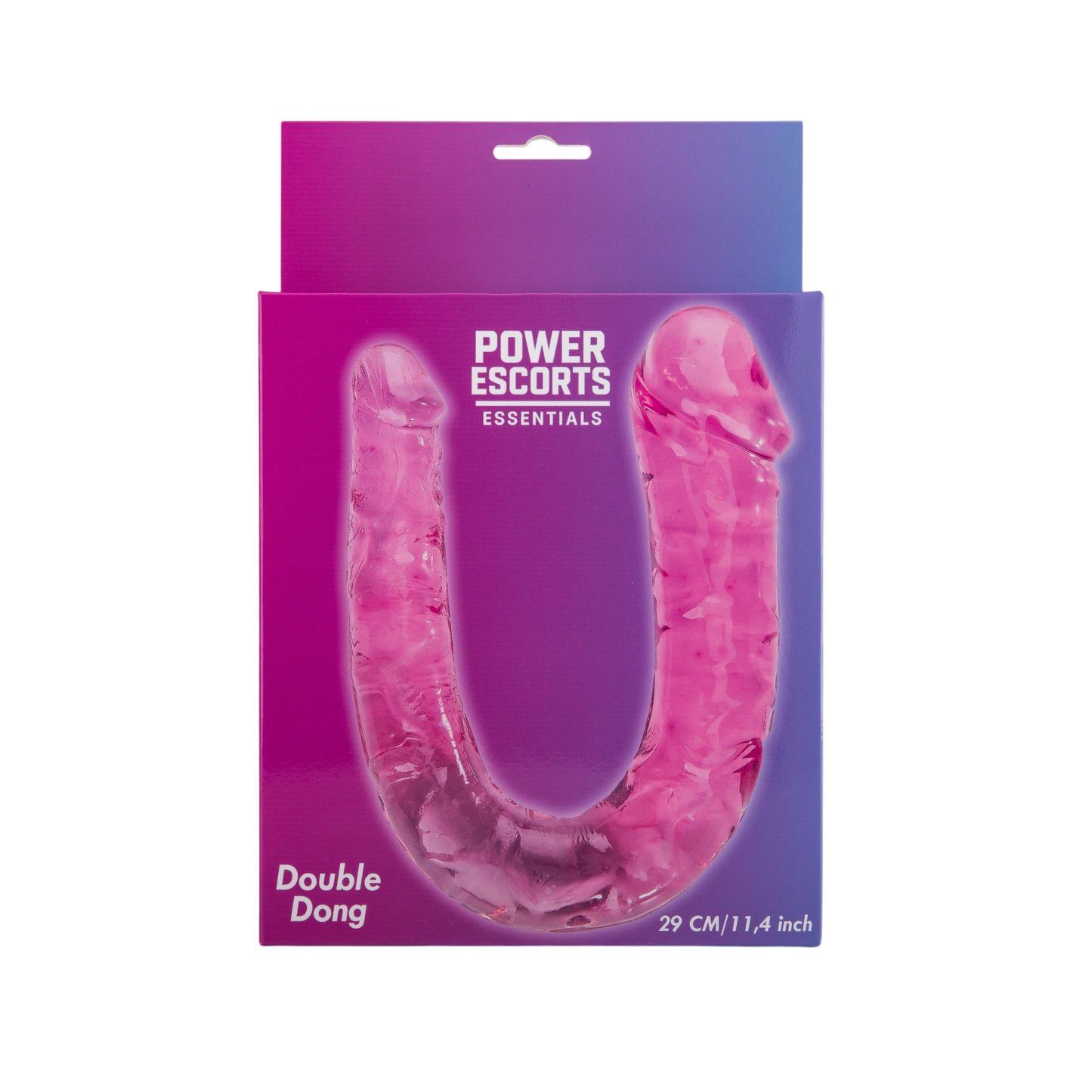 Power Escorts BR335 – Double Dong Pink – Dubbele Dildo – 29 cm – Flexibel