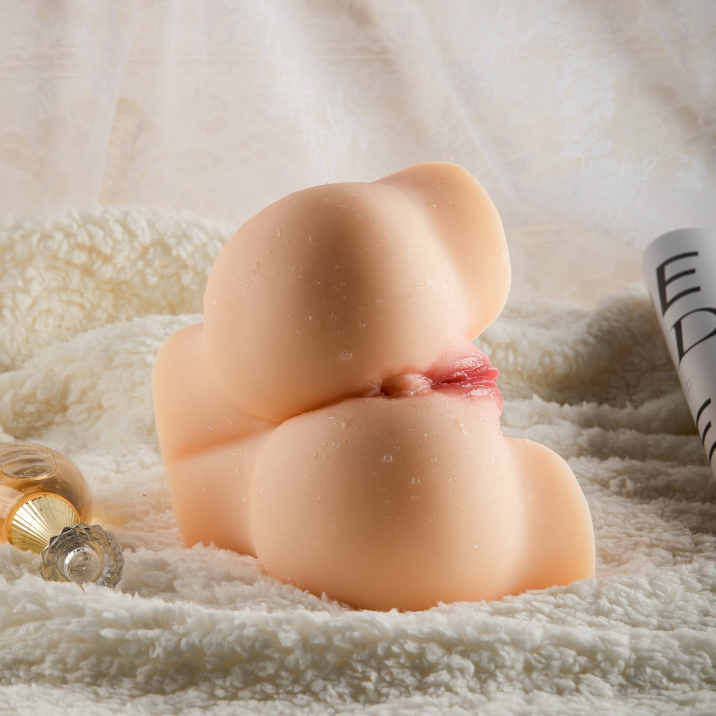 Grote Kont & Pussy Masturbator – 1.9 kg Realistisch Design in Compact Premium Formaat