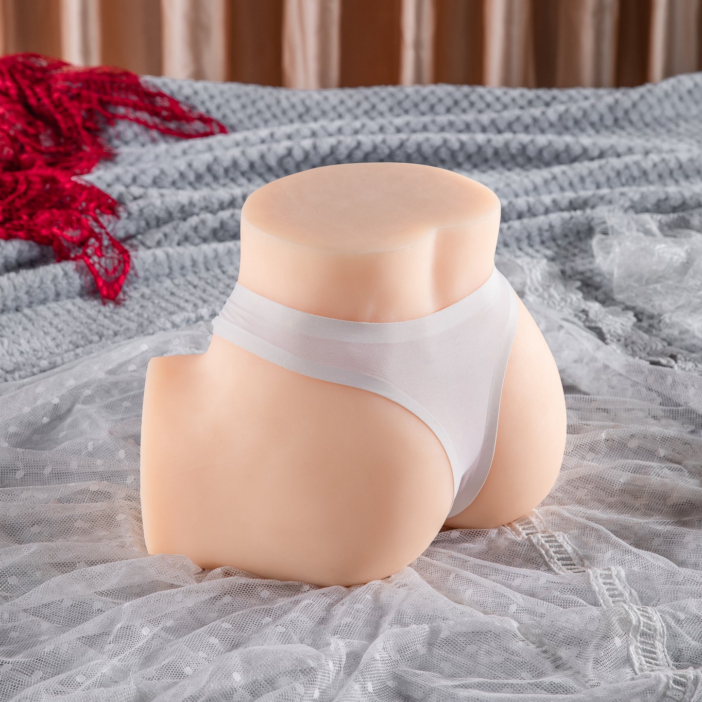 Large Ass & Pussy Masturbator 4.15 kg – Ultra Heavy Dual Entry Premium Body Toy met Maximaal Realisme