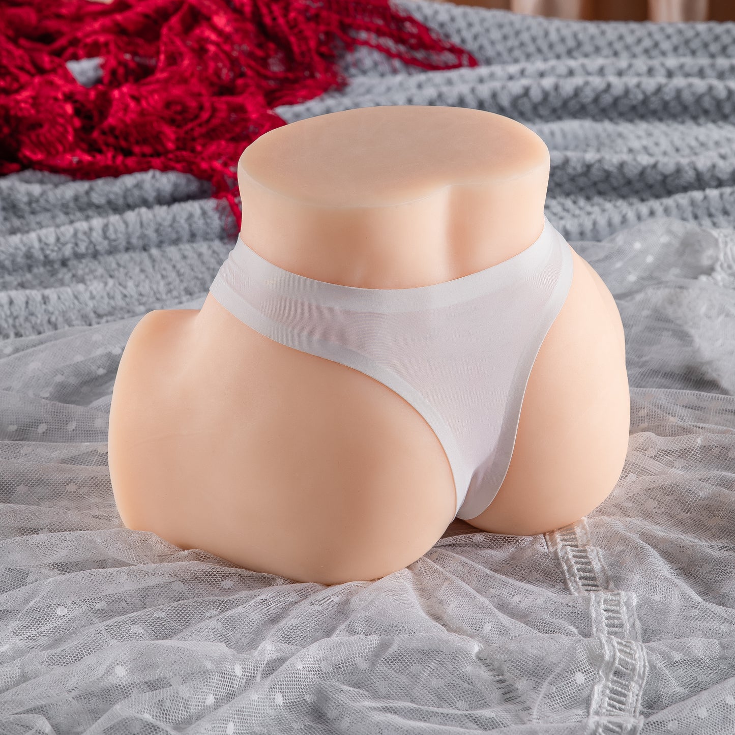 Large Ass & Pussy Masturbator 4.15 kg – Ultra Heavy Dual Entry Premium Body Toy met Maximaal Realisme