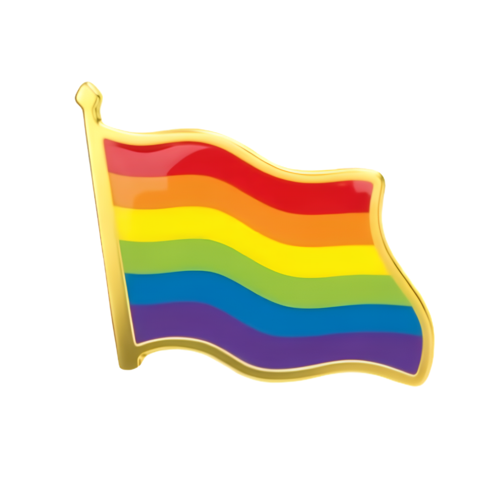 Rainbow Pride Vlag Pin – Metalen Regenboog Broche