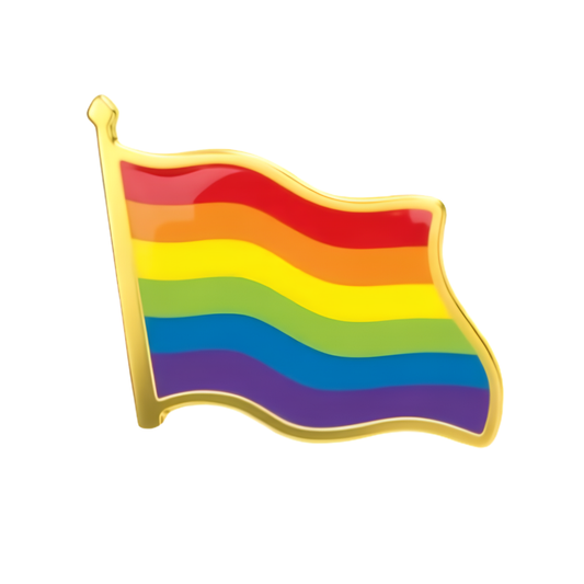 Rainbow Pride Vlag Pin – Metalen Regenboog Broche