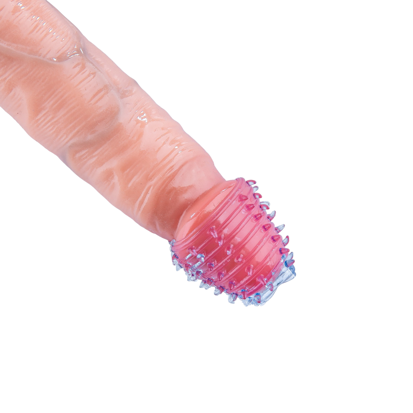 Power Escorts BR338 Penis Sleeve 2 Pack – Blauwe Transparante Penishoezen – Verdikking en Extra Stimulatie