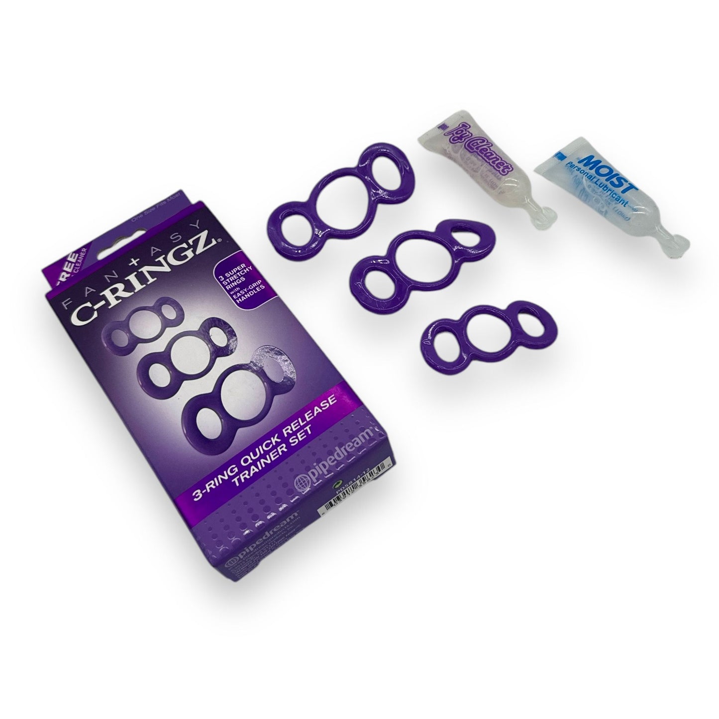 Pipedream - C-Ring 3-Pack Cockring Paars