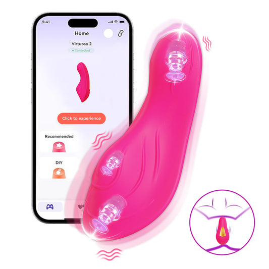 Power Escorts Vivi – BR333 -  Pink (App-Controlled Panty Vibrator)
