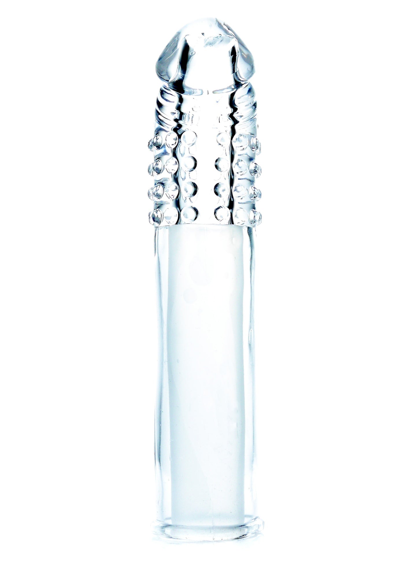 Bossoftoys - 26-00150 -  Silicone Penis extender - flexibel Gel - Penis Sleeve Clear - Lenght 13,5 cm - clear box