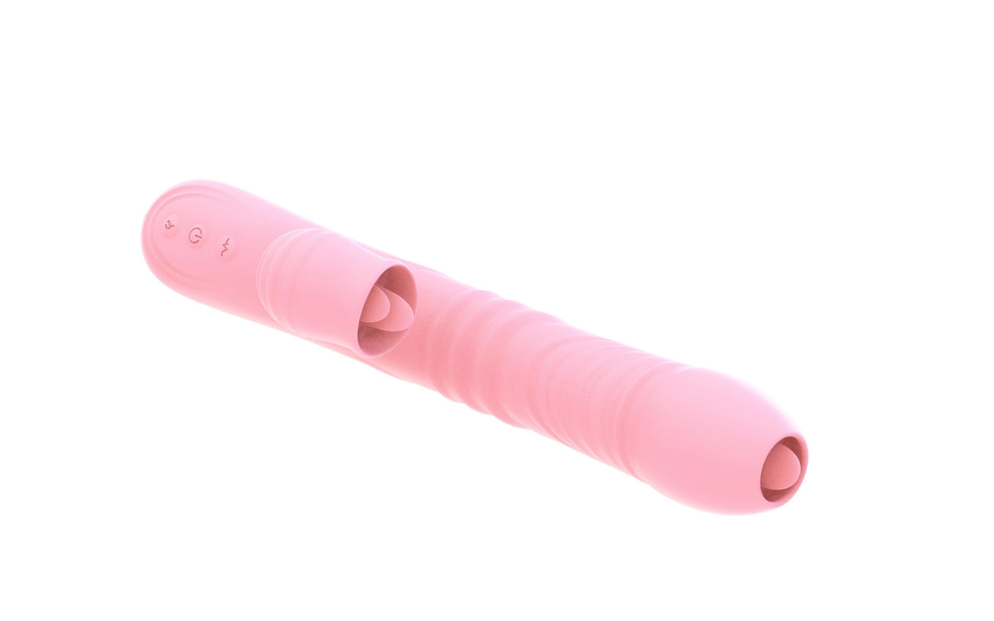 Bossoftoys - 26-00156 - Fanny Air sucker Clitoris Licker G Spot Vibrator - 20 Function - Pink