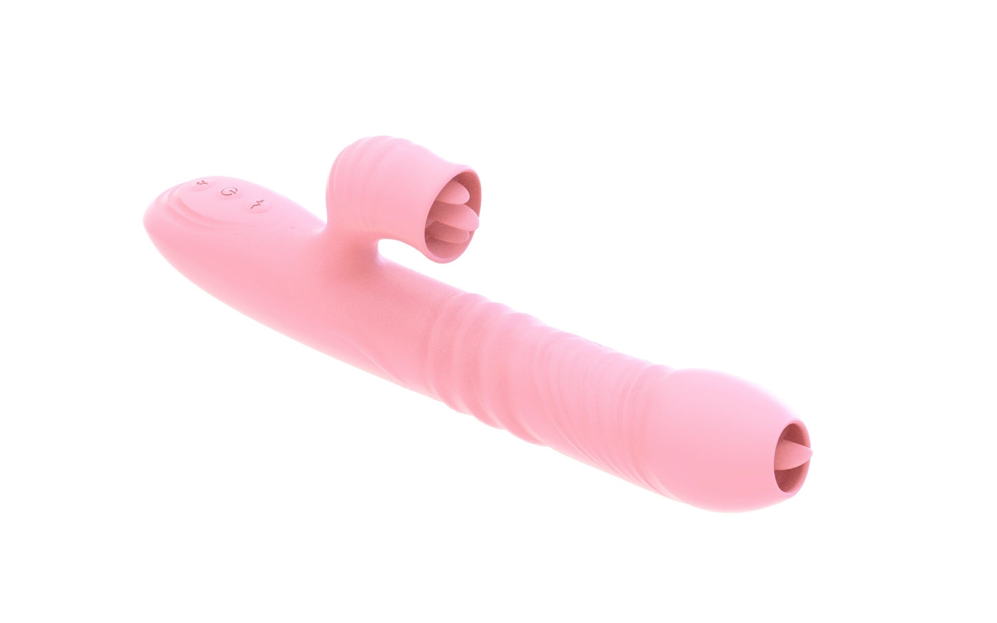 Bossoftoys - 26-00156 - Fanny Air sucker Clitoris Licker G Spot Vibrator - 20 Function - Pink