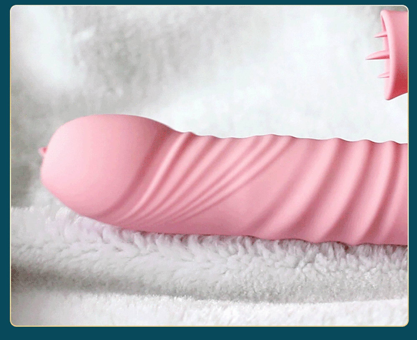 Bossoftoys - 26-00156 - Fanny Air sucker Clitoris Licker G Spot Vibrator - 20 Function - Pink