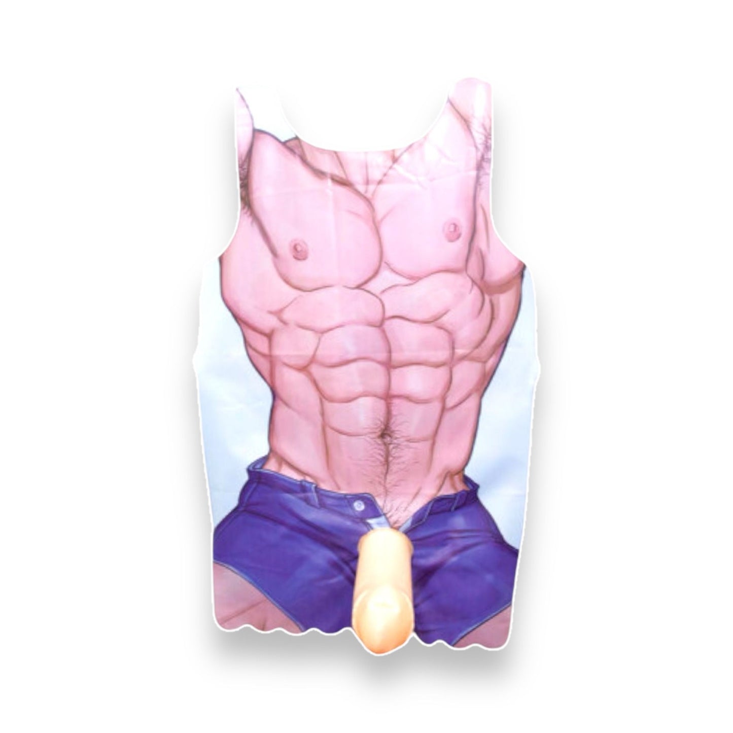 Kinky Pleasure - 27179 - Sexy Schort Met Grote Opblaaspenis - Jolly Apron Inflatable Penis 12 Inch 30 Cm