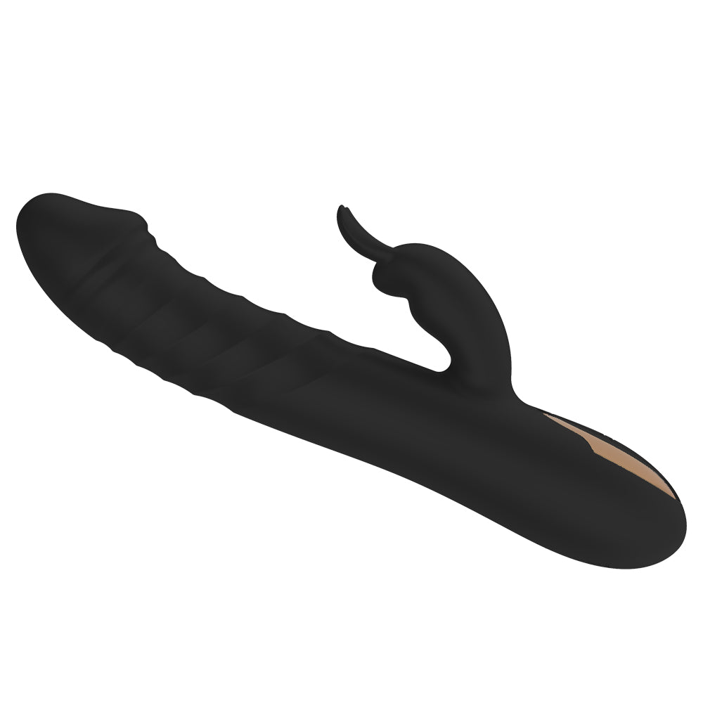 Power Escorts - Rosalie Deluxe - Rechargeable Rabbit Vibrator - Silicone