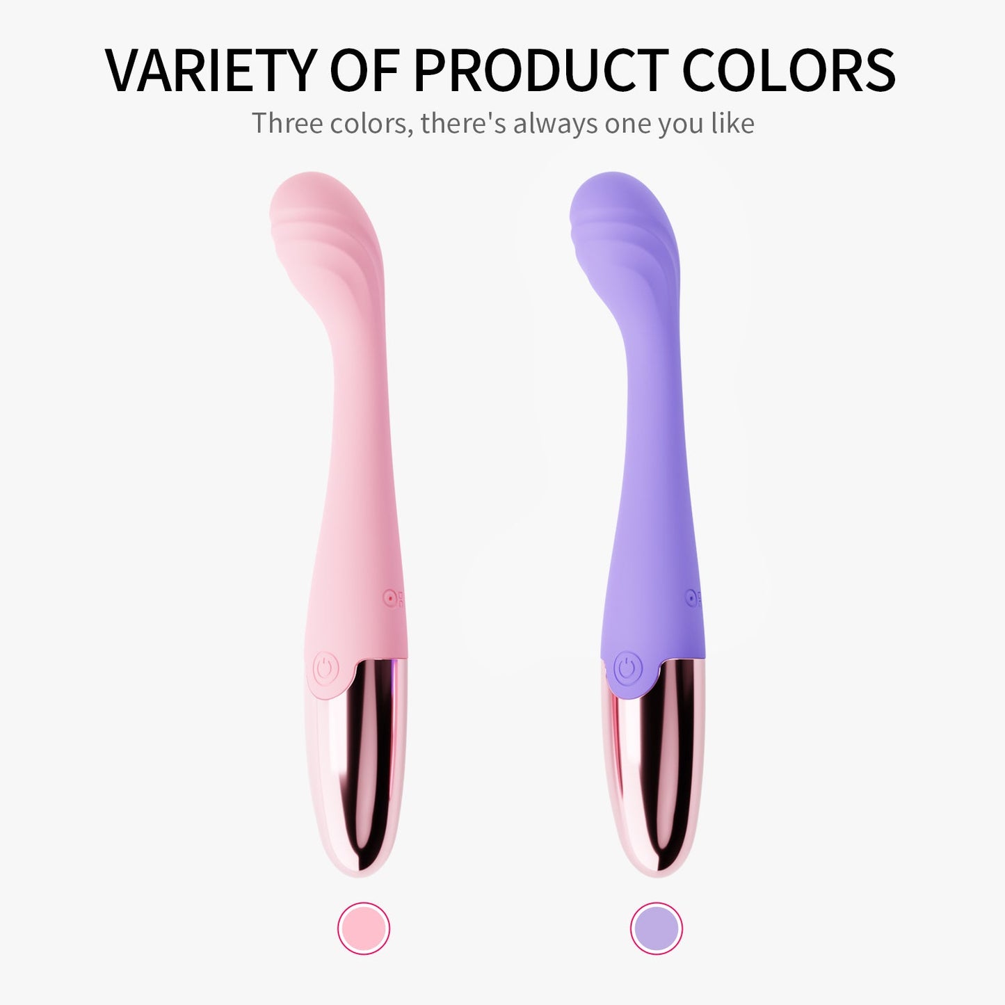 Power Escorts G Spot Princess Buigbare Vibrator - 18 Cm / 7 Inch Silicone