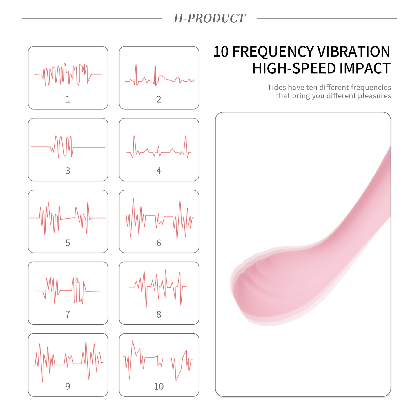 Power Escorts G Spot Princess Buigzame Vibrator - 18 Cm / 7 Inch Silicone Zwart