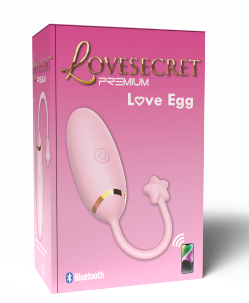 Lovesecret Premium – LS02 Love Egg – App Controlled Couples Vibrator – 9 Vibraties – Roze – Luxe Cadeauverpakking