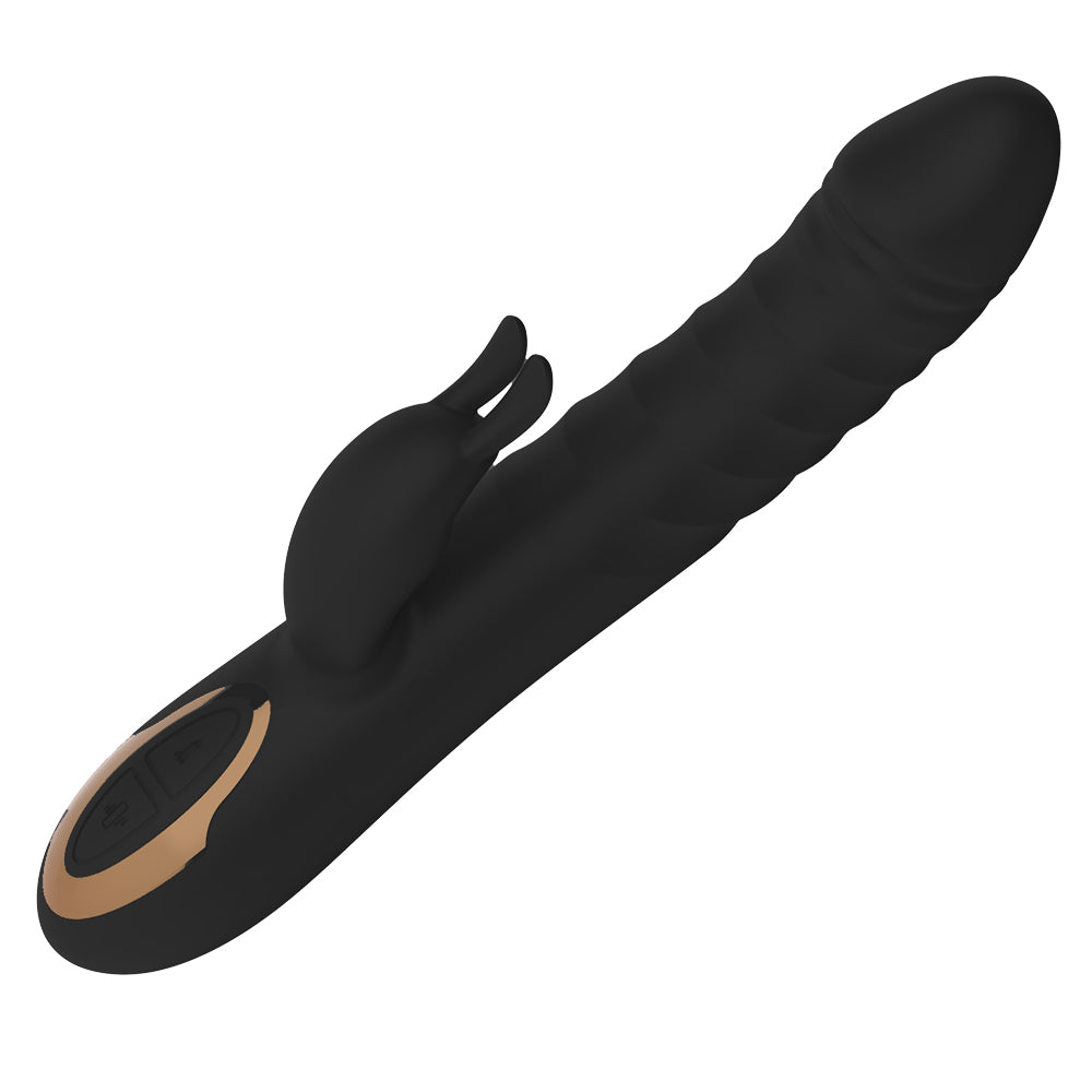 Power Escorts - Rosalie Deluxe - Rechargeable Rabbit Vibrator - Silicone