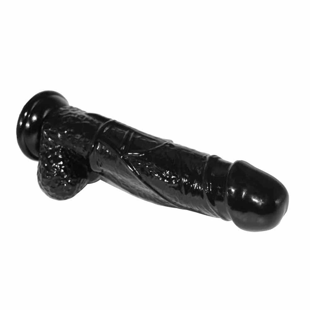 Power Escorts - BR227 Black - Monster John XL Mega Realistic Dildo 30 CM / 11,8 Inch