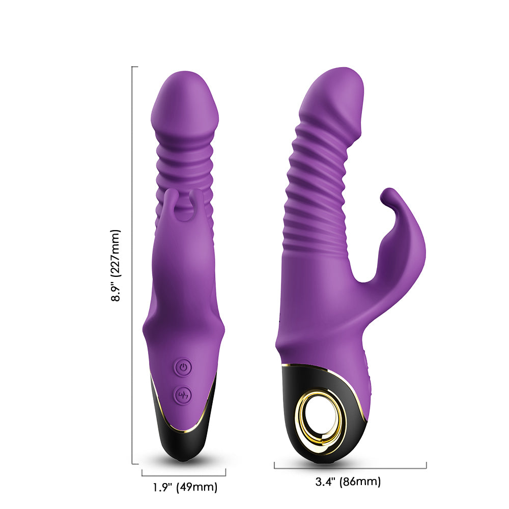 Bossoftoys - Zing purple - vibrator - 4 pulsation modes - G-spot - 52-00013-1  - USB rechargeable - 100% waterproof - 9 vibration modes