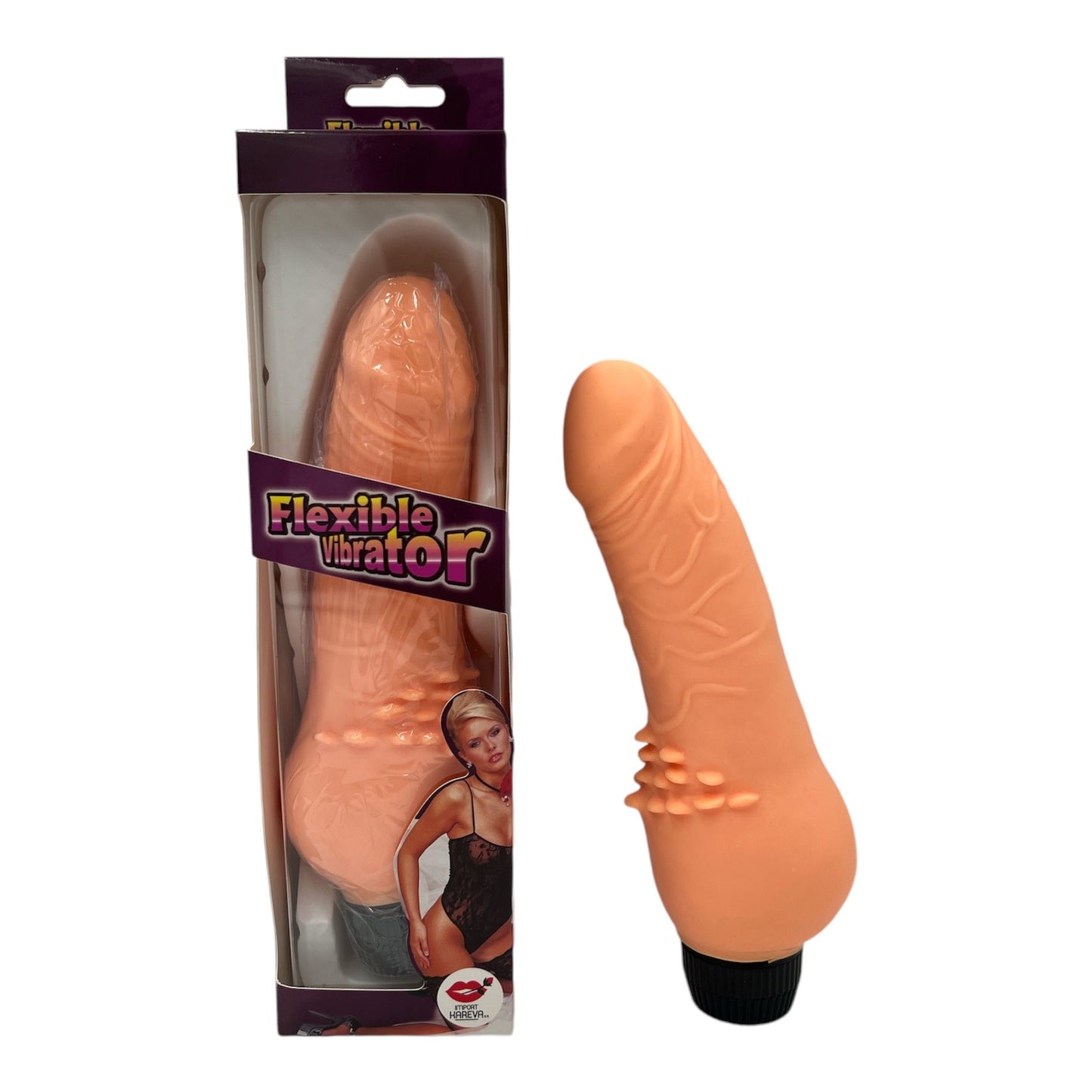 Trendy Deals - TD13011 - Flexibele Vibrator 19 cm / 7 Inch Huidskleur