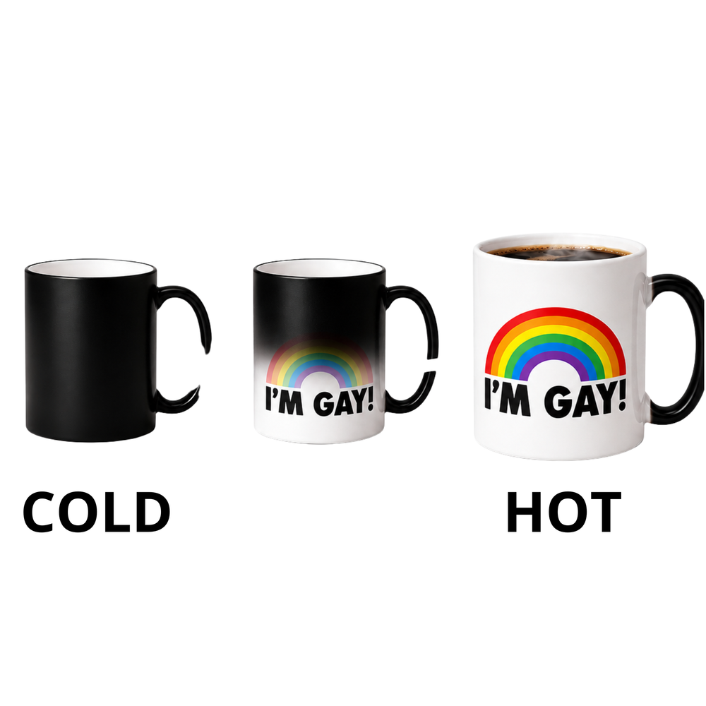 Warmtegevoelige Pride Mok – I’m Gay! – 330 ml