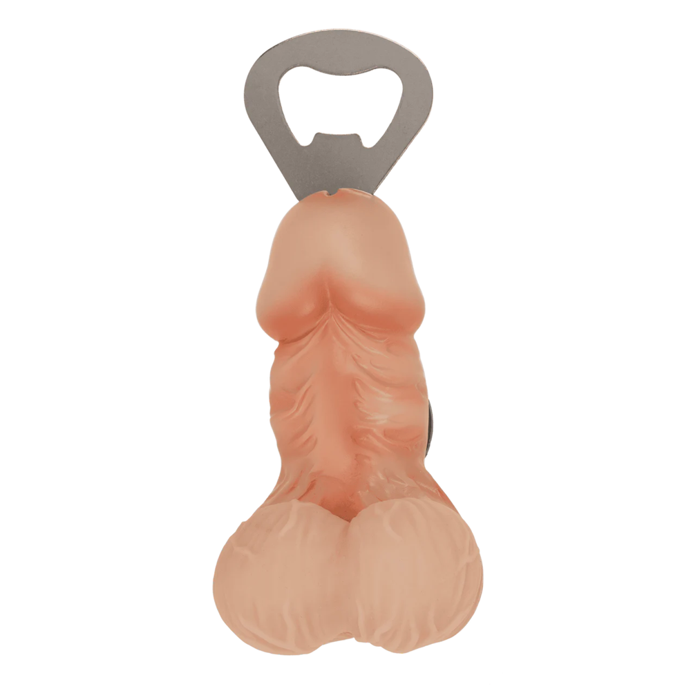 3D Penis Flesopener met Magneet – Huidskleur