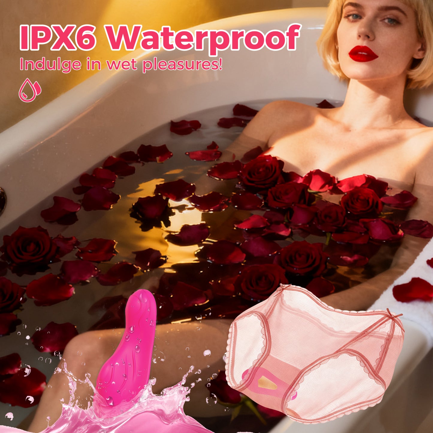 Power Escorts BR333 Butterfly Panty Vibrator – App Bediening – Oplaadbaar – Roze