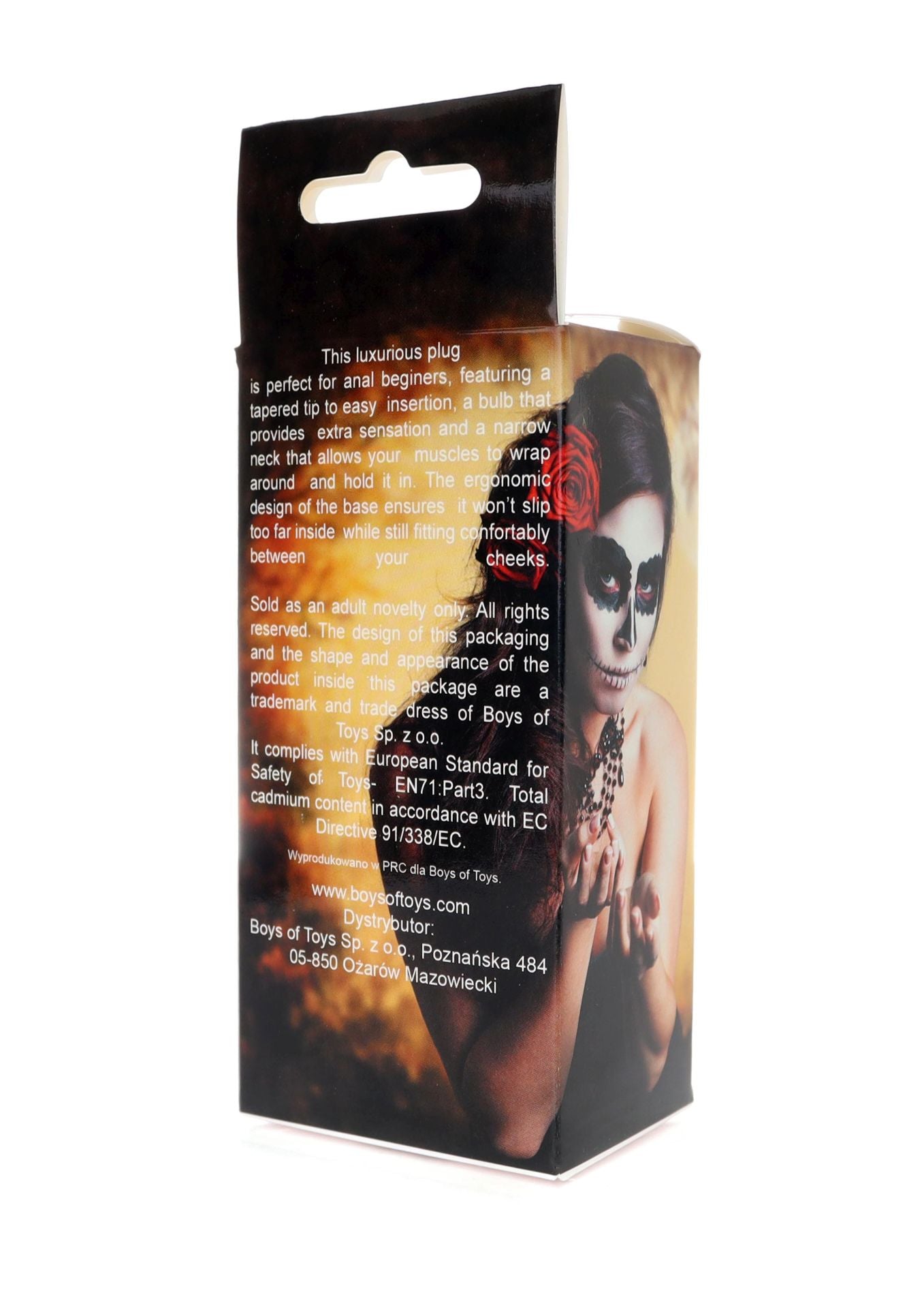 Boysoftoys - 64-00129 - Pearl Gold Anal Plug  Clear Stone Small