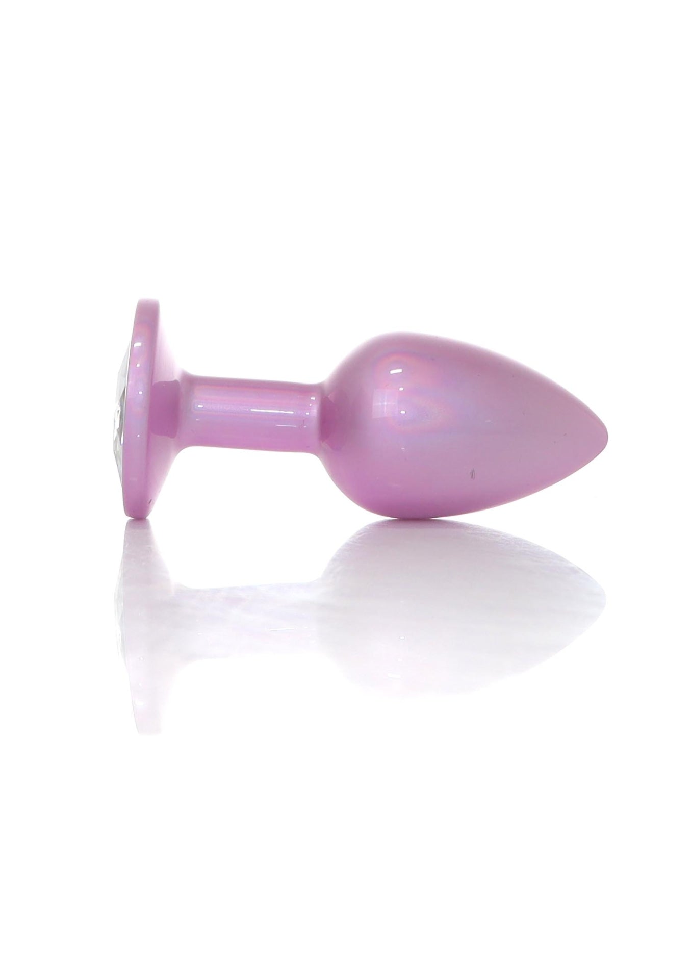 Boysoftoys - 64-00132 - Pearl Pink Anal Plug  Clear Stone Small