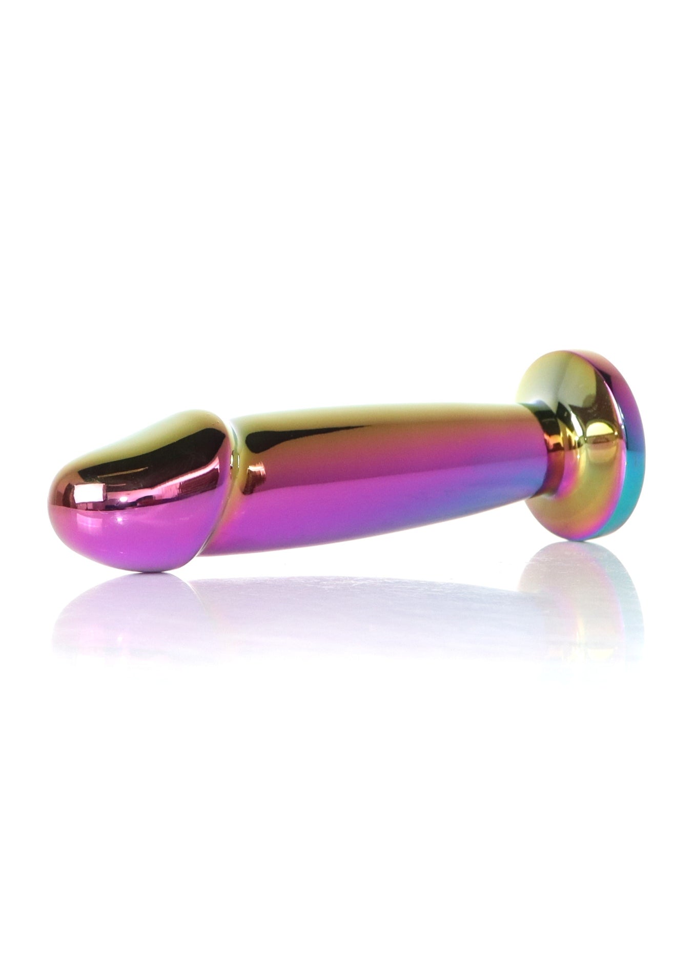 Boysoftoys - 64-00142 - Multi Colour Penis Anal Plug  Clear Stone Medium  - 12 Cm Dia 2,8 Cm