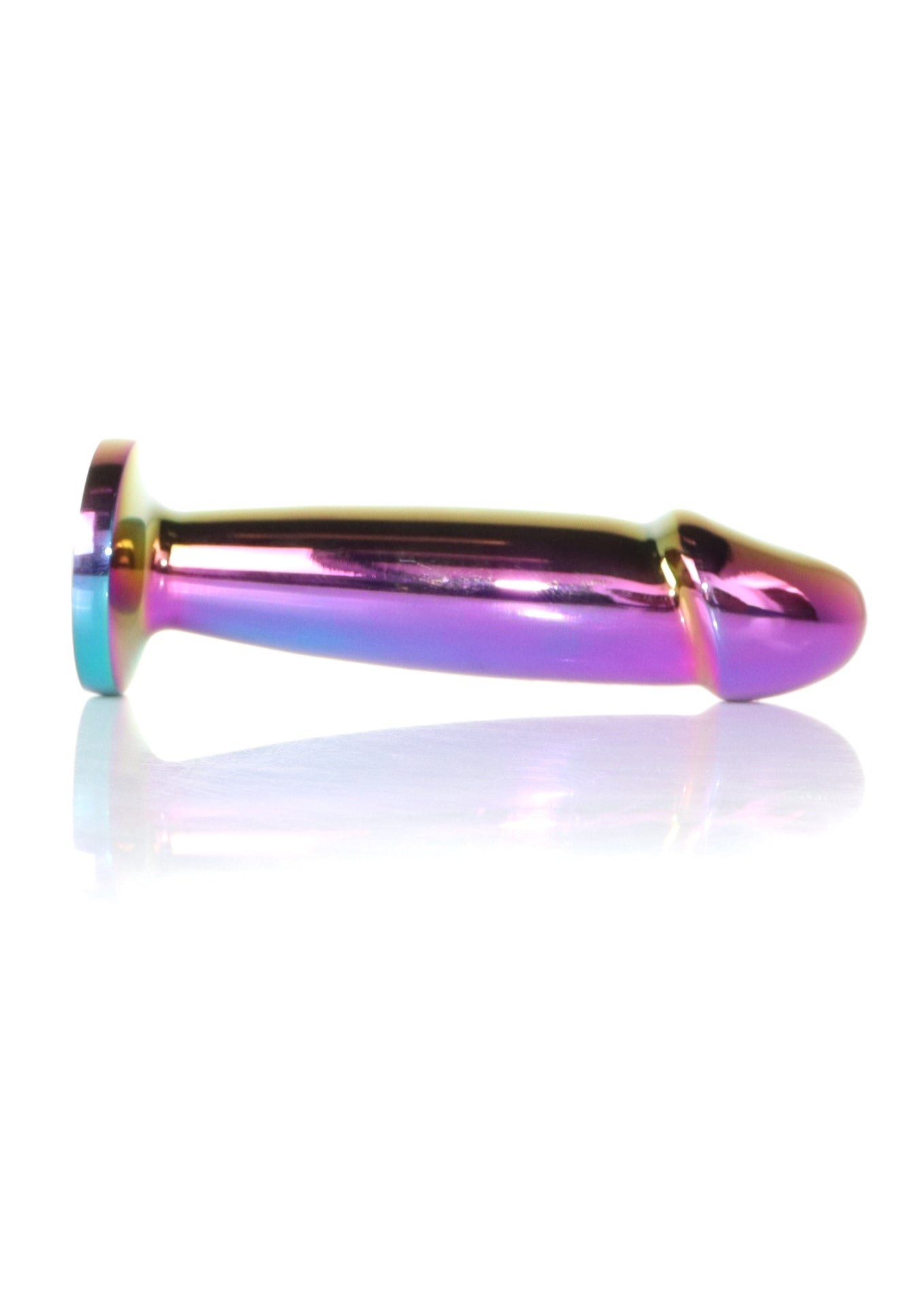 Boysoftoys - 64-00142 - Multi Colour Penis Anal Plug  Clear Stone Medium  - 12 Cm Dia 2,8 Cm