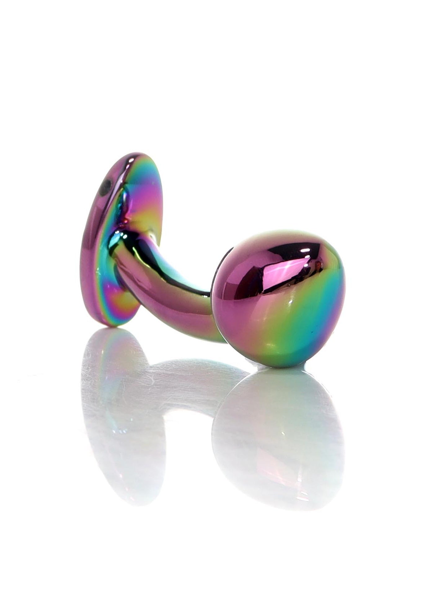 Boysoftoys - 64-00149 - Multi Colour Curved Anal Plug  Stone Small  - 7,5 Cm Dia 2,5 Cm