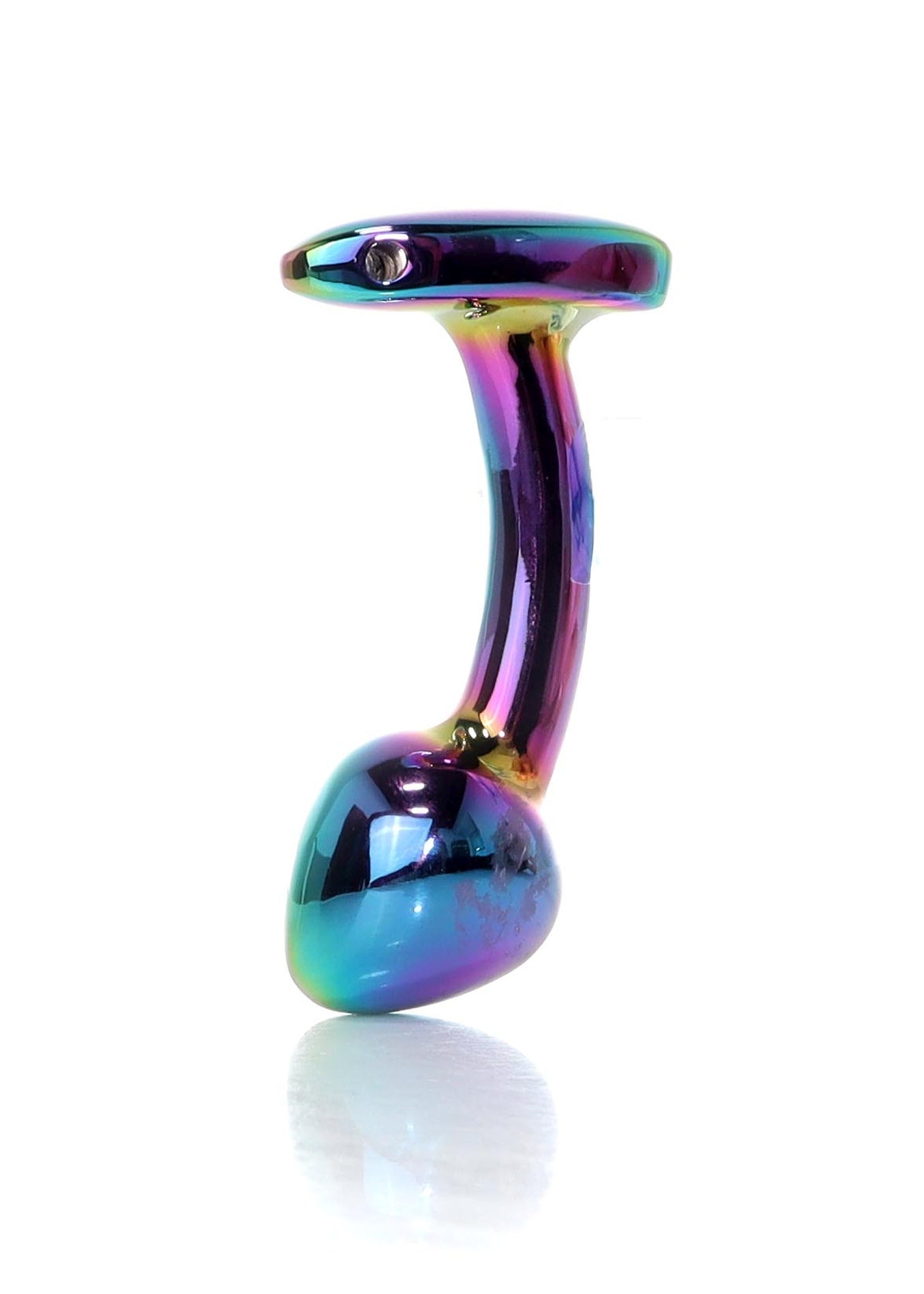 Boysoftoys - 64-00149 - Multi Colour Curved Anal Plug  Stone Small  - 7,5 Cm Dia 2,5 Cm