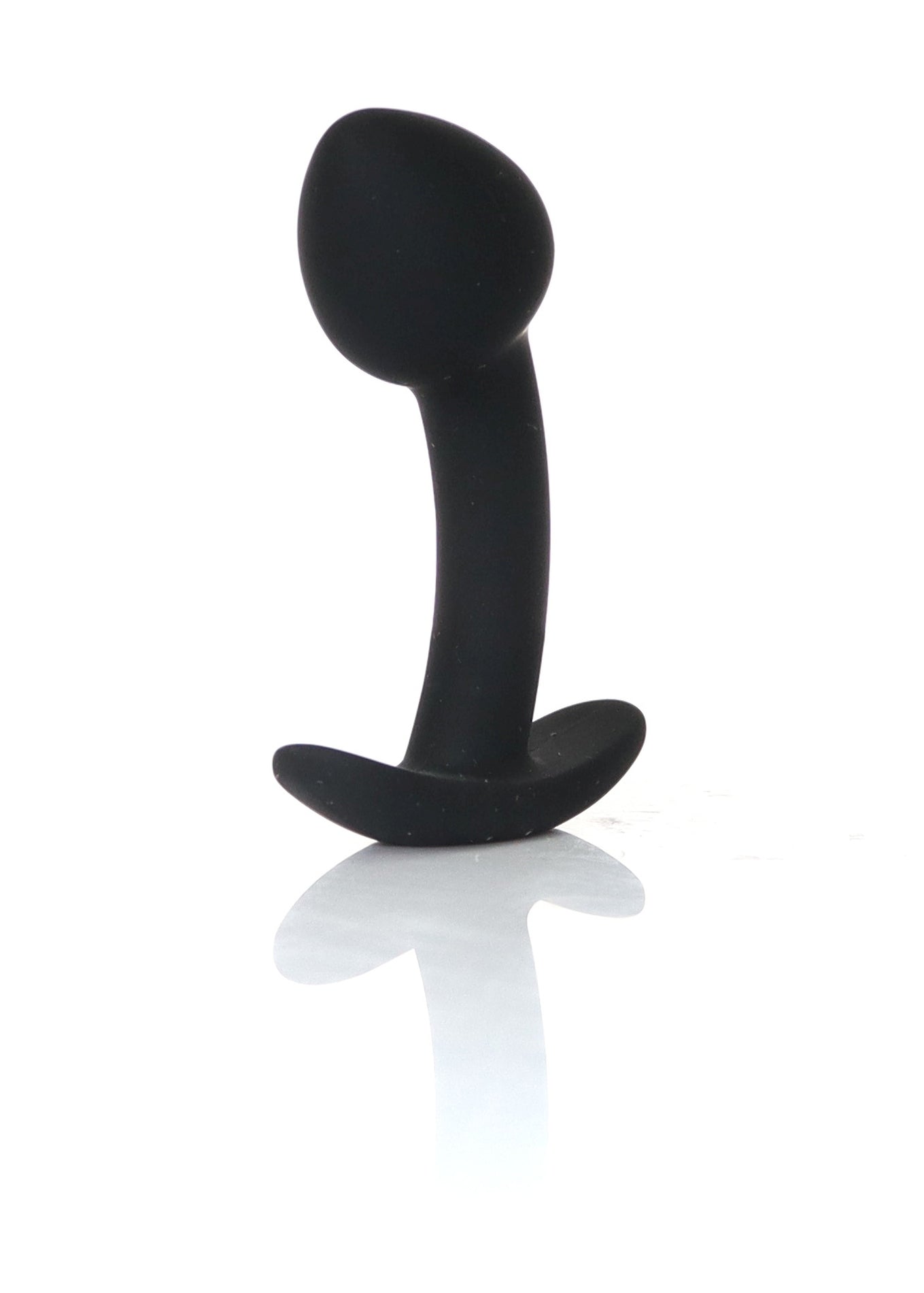 Boysoftoys - 64-00155 - Curved Silicone Anal Black Plug  Small  - 7,5 Cm Dia 2,5 Cm