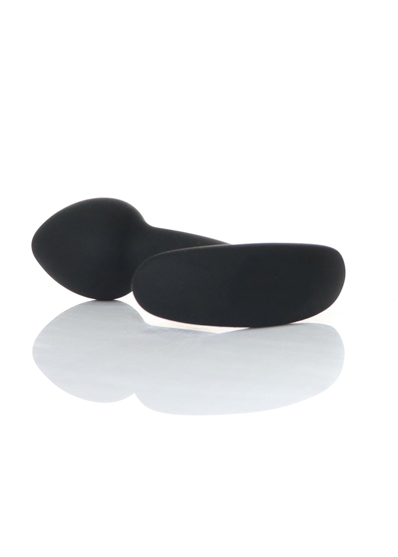 Boysoftoys - 64-00155 - Curved Silicone Anal Black Plug  Small  - 7,5 Cm Dia 2,5 Cm