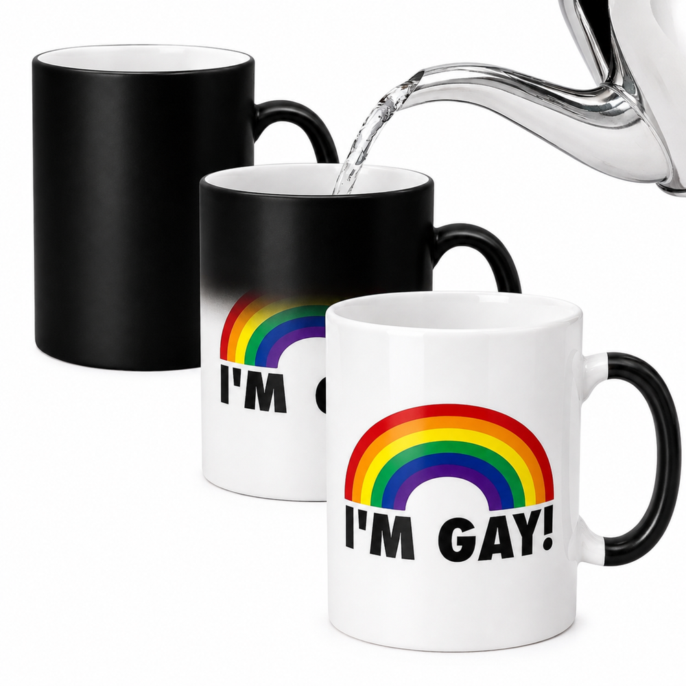 Warmtegevoelige Pride Mok – I’m Gay! – 330 ml