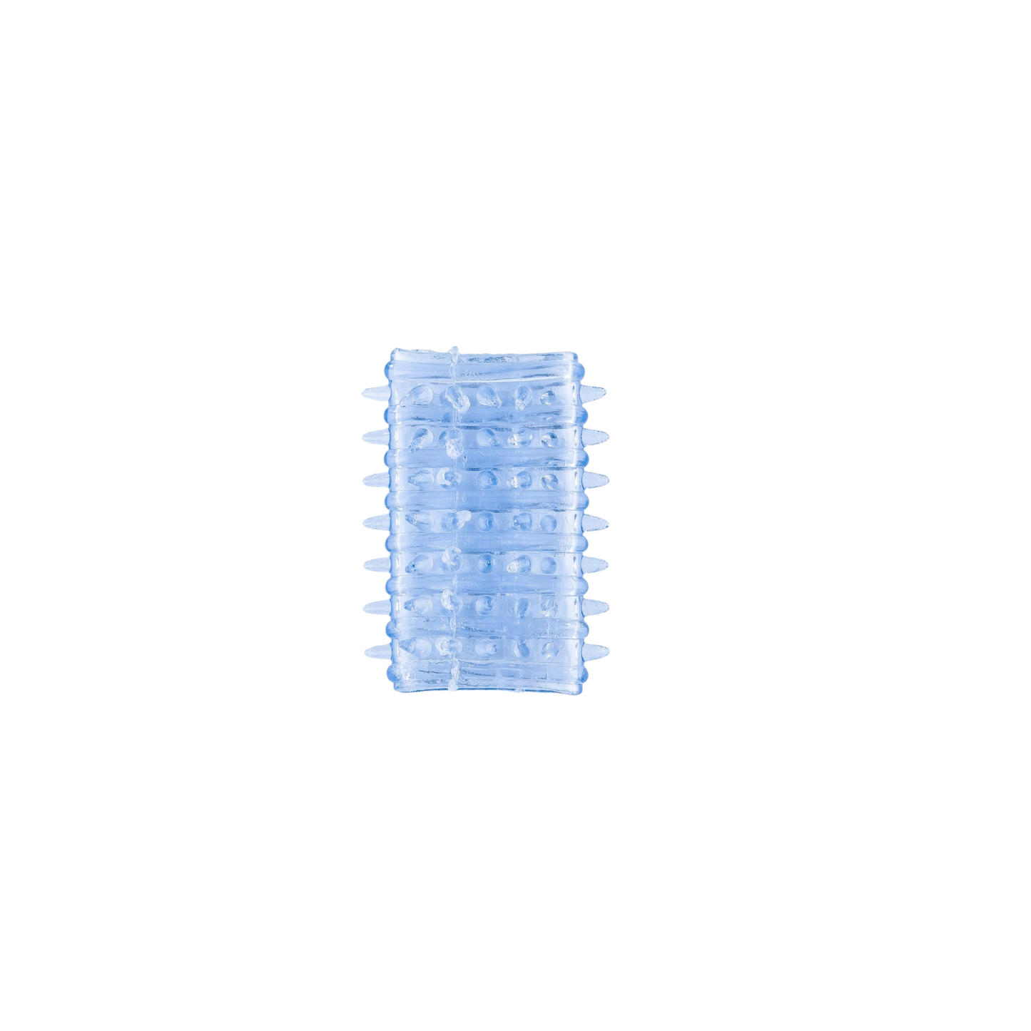 Power Escorts BR338 Penis Sleeve 2 Pack – Blauwe Transparante Penishoezen – Verdikking en Extra Stimulatie