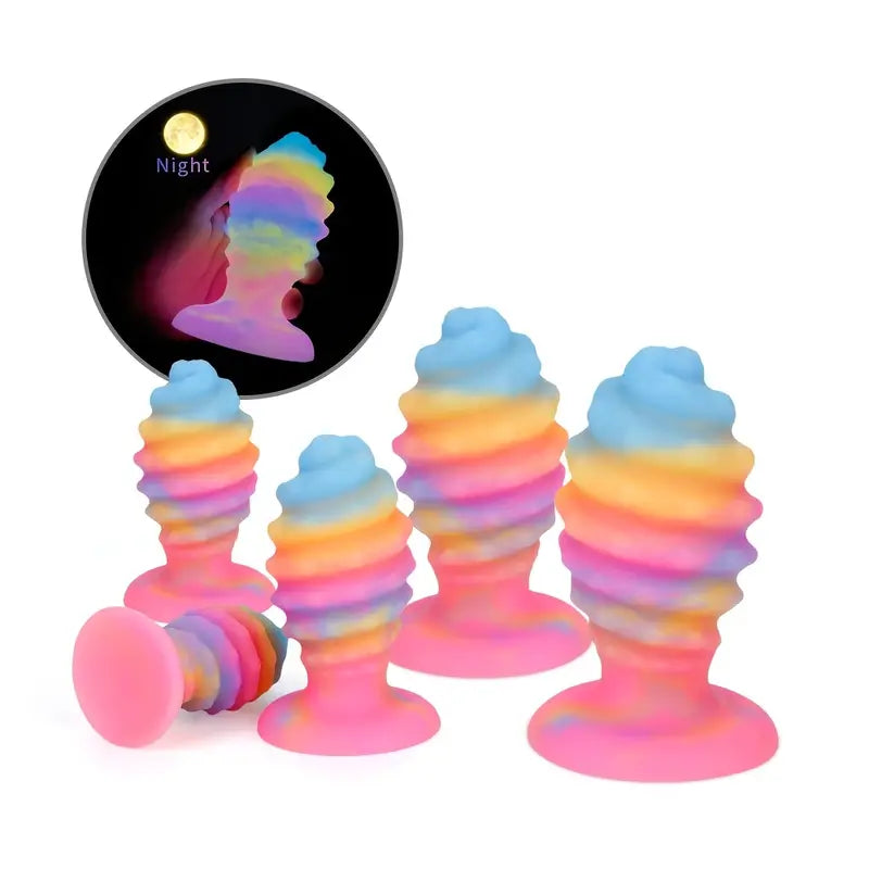 XXLTOYS – Rainbow Ripple XL – Krachtige, Kleurrijke Stimulatie – 17 CM
