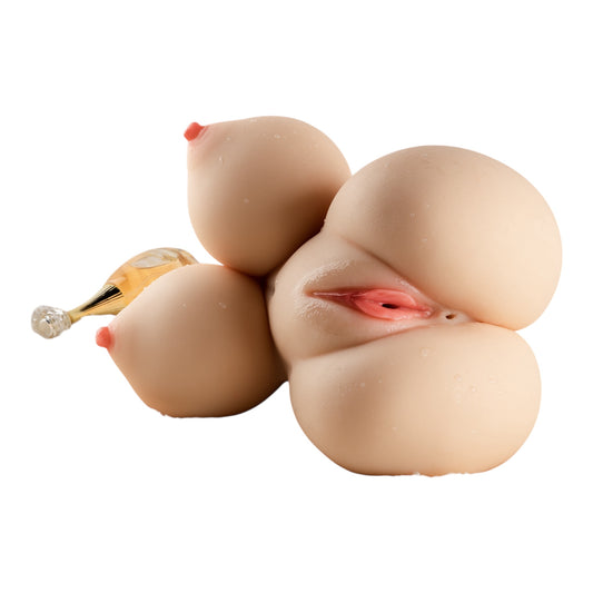 XXL Realistische Borsten & Vagina Masturbator – 5.2 kg Ultra Heavy Premium Body Toy (68 cm Borstomvang)