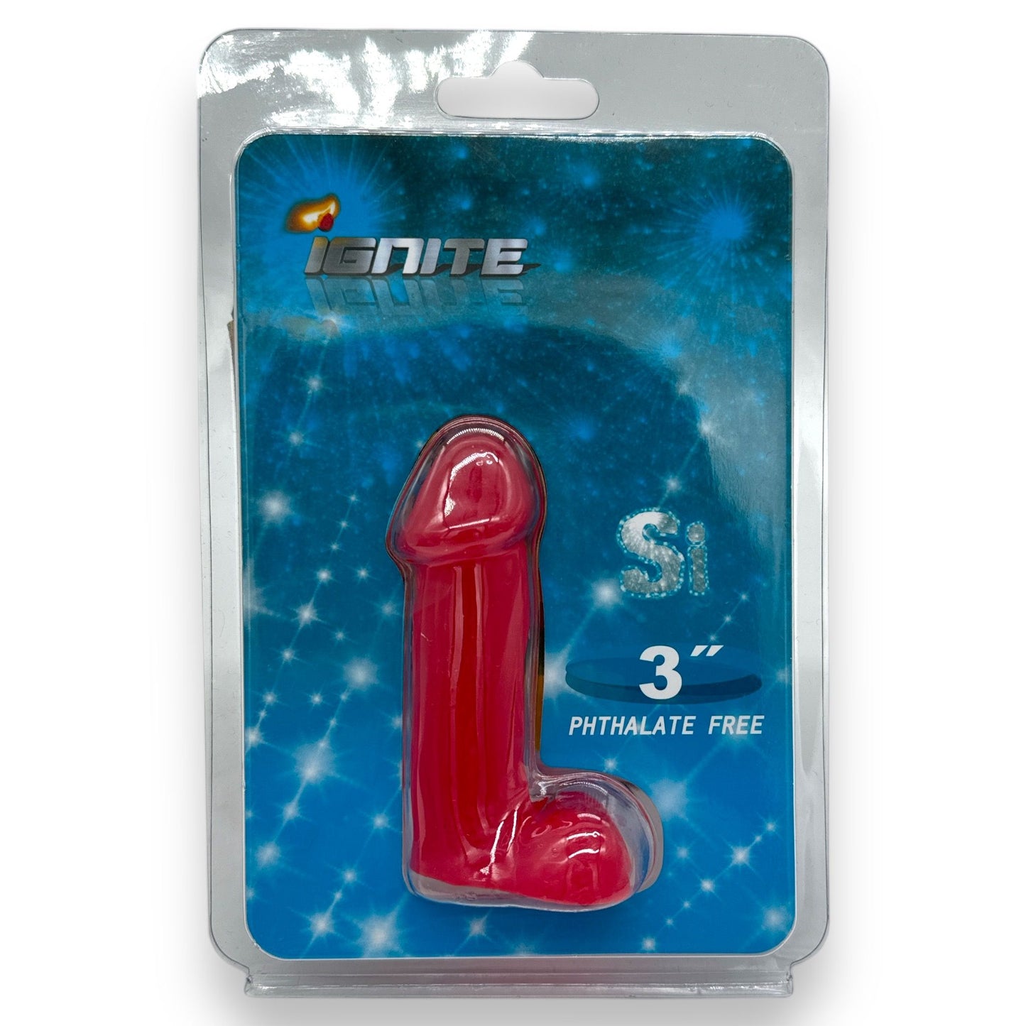 Trendy Deals - 8cm Realistische Mini Dildo - Rood