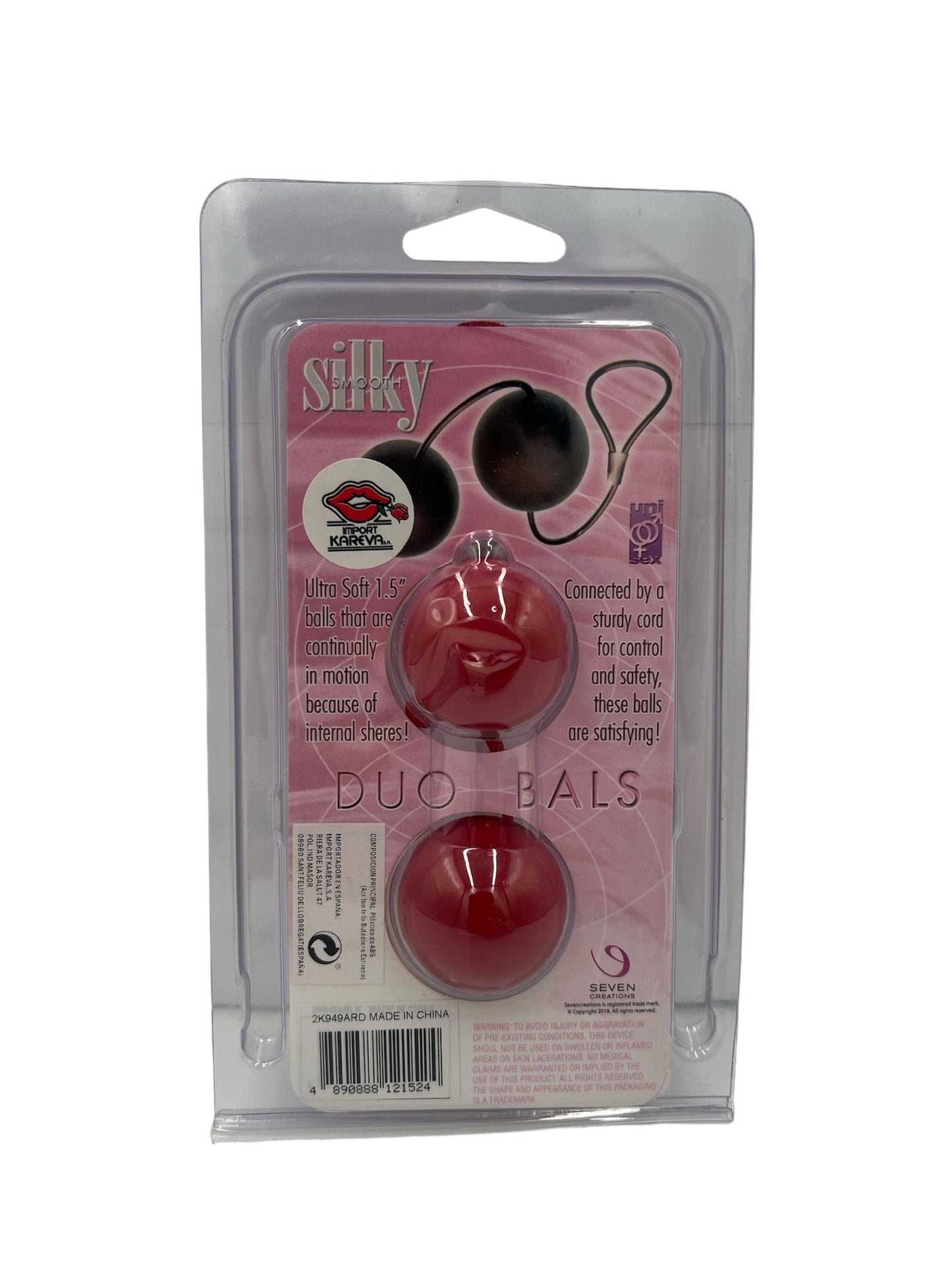 Trendy Deals - Silicone Silky Kegelballen Rood