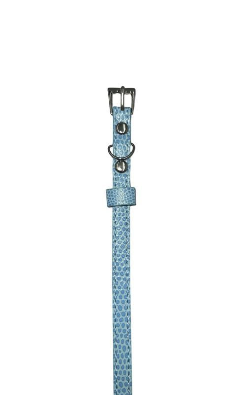 Kattenhalsband / Kleine Hond Halsband - Blauw - Diameter 11 CM - Lengte 38 CM - Breedte 0,8 CM