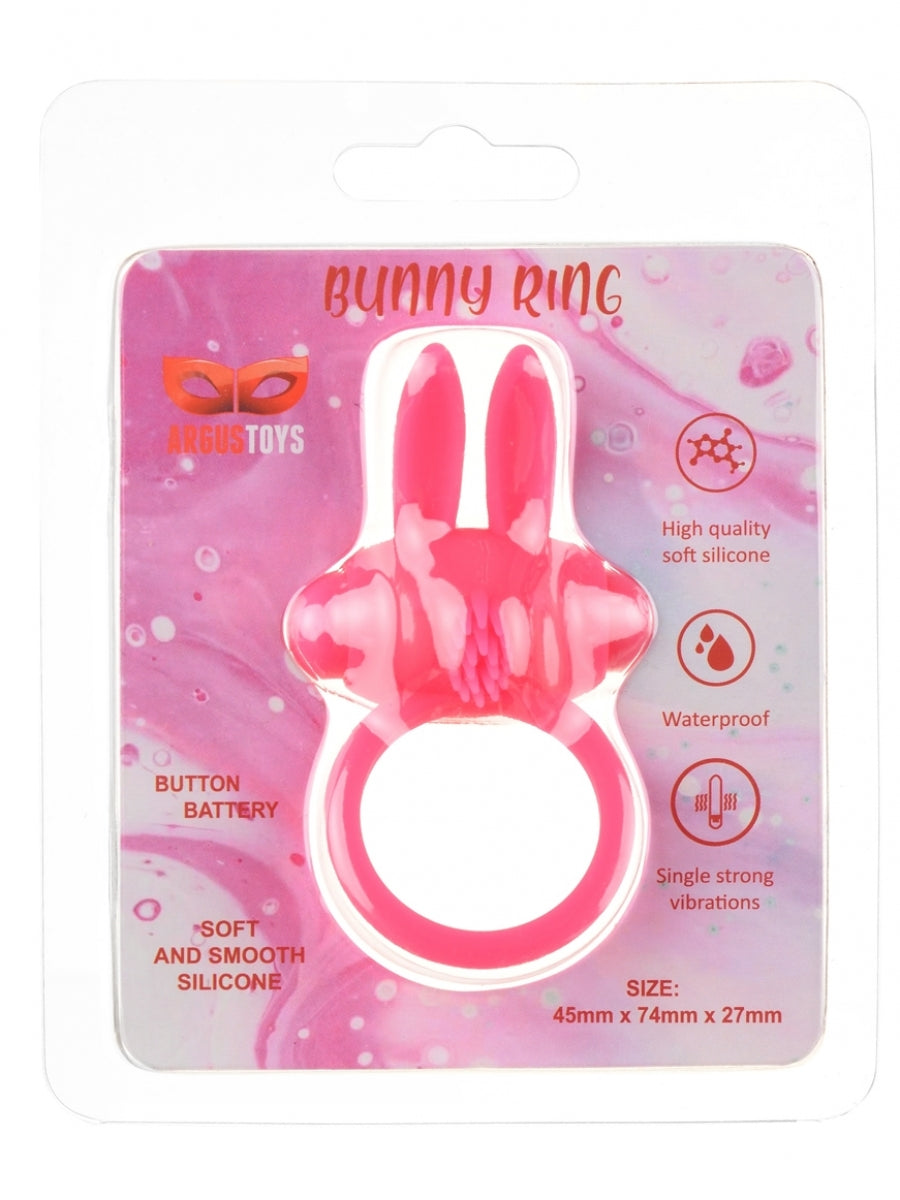 Argus Vibrating Bunny Cockring Roze