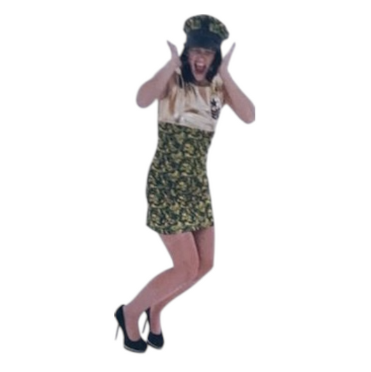 Sexy Army Jurkje voor Vrouwen – Militair Verkleedkostuum – Maat M