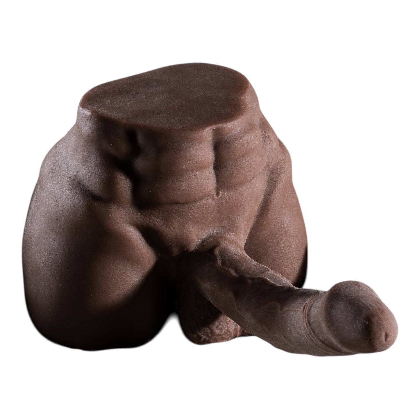 Bruin Getinte Body Masturbator met Grote Penis – 2.7 kg Heavy Realistisch Design voor Premium Ervaring