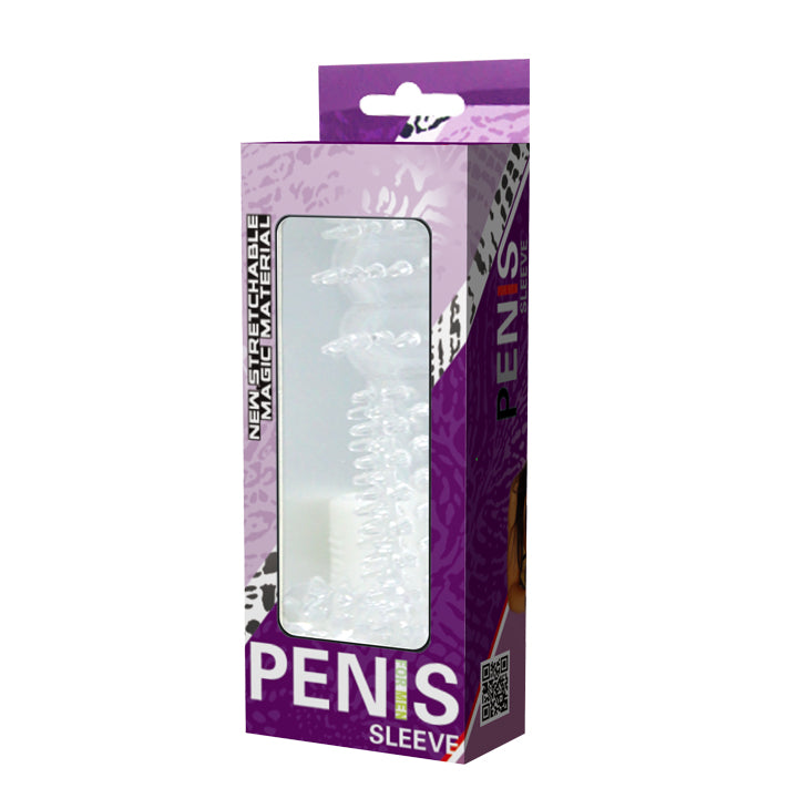 Baile - BI-010045C  Penis Sleeve  Clear - 12,5 Cm Inner Dia 3 Cm