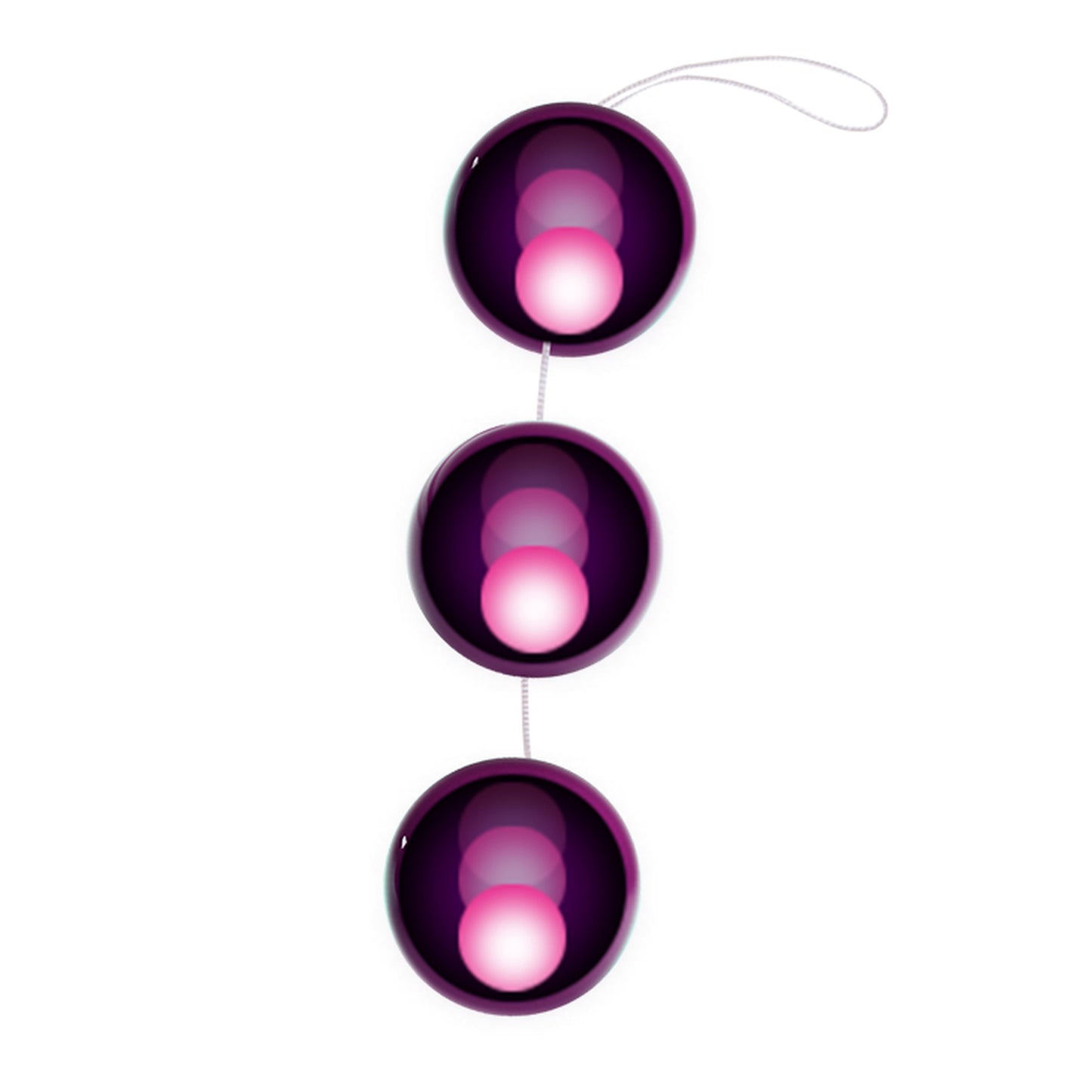 Baile- BI-014049-3 Triple Purple Kegal Balls - Dia 3,6 Cm - In Blister