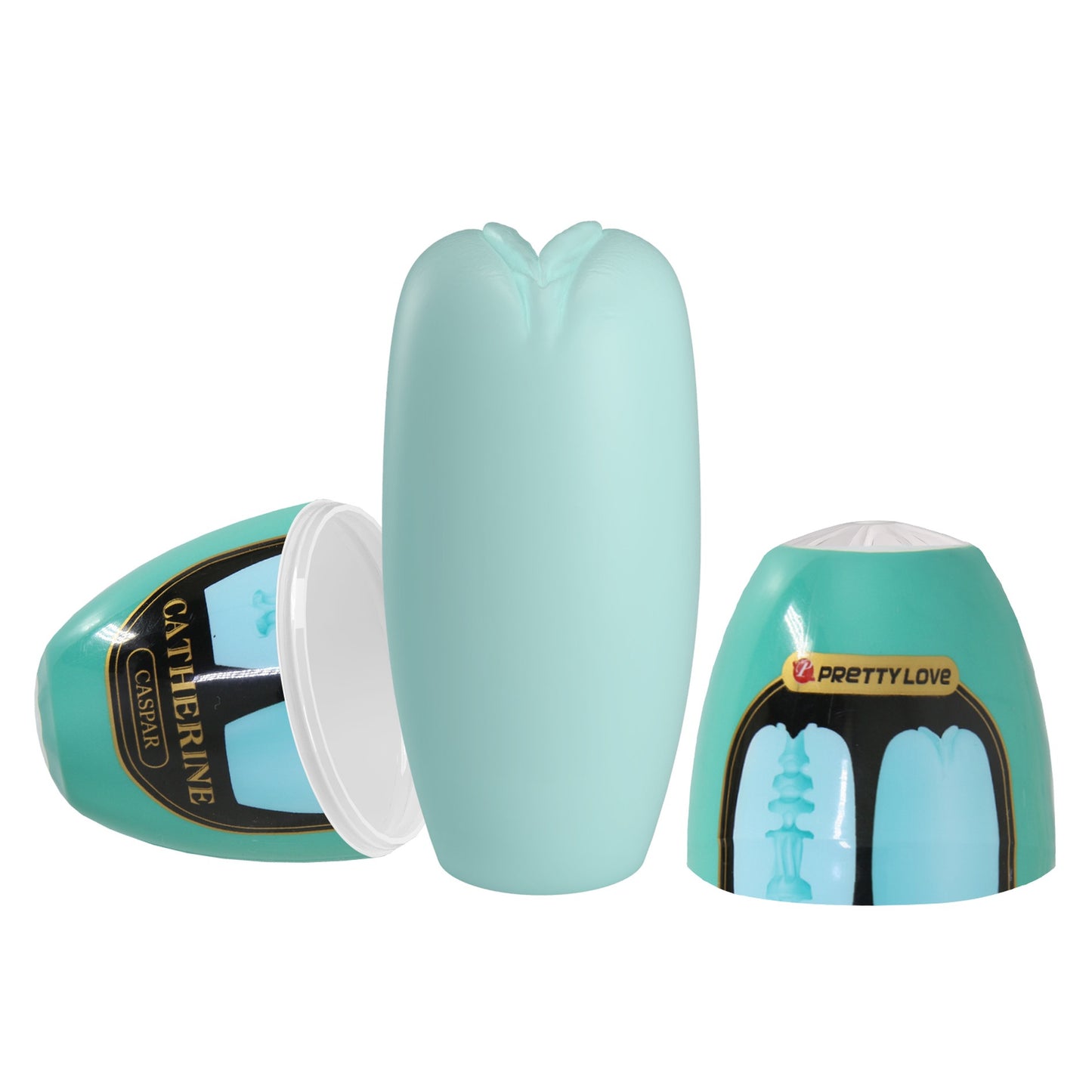 Baile -BI-014832-4-1 - Pretty Love Catherine Blue Silicone Masturbator Egg Big Size