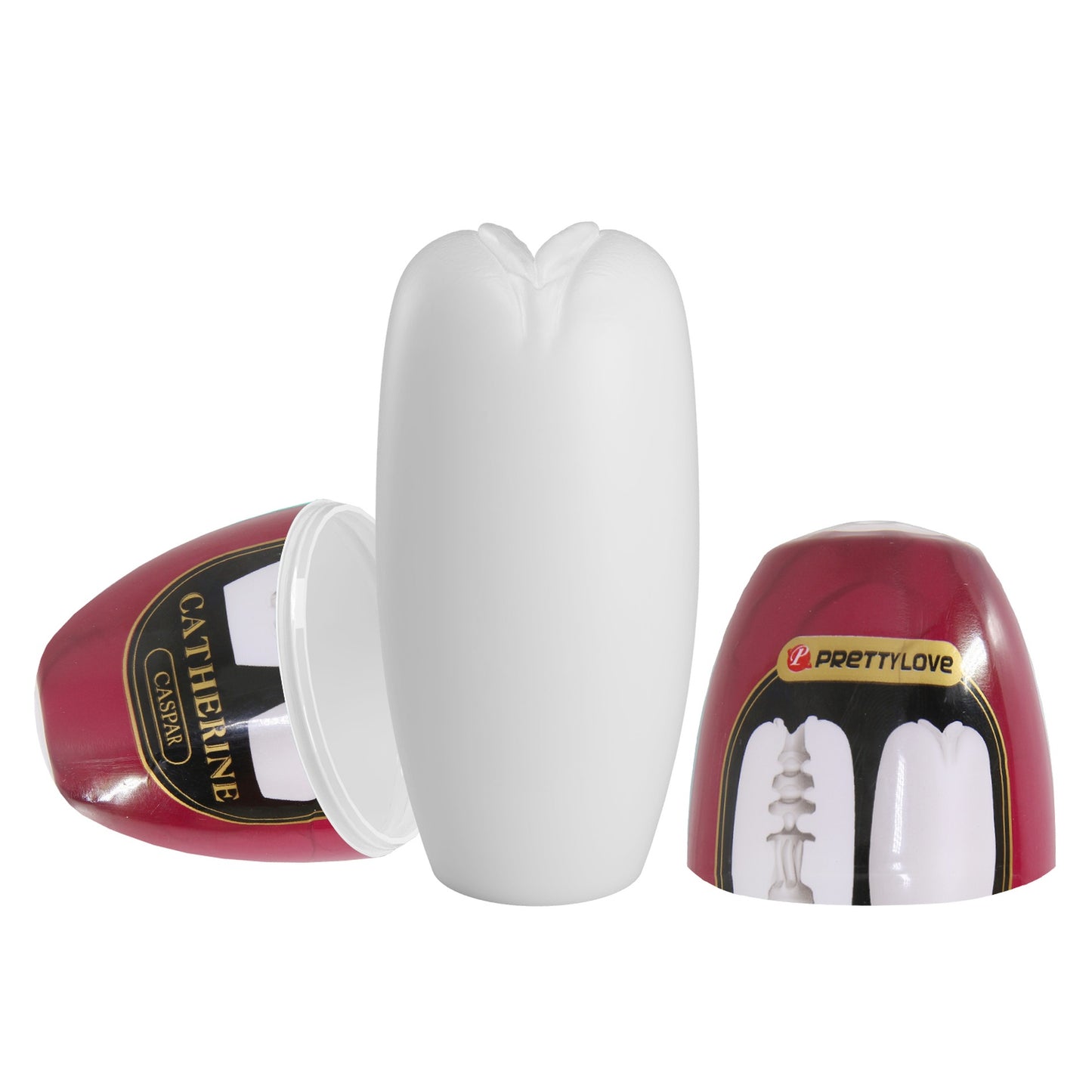 Baile - BI-014832-4-2- Pretty Love Catherine Bordeaux  Silicone Masturbator Egg Big Size