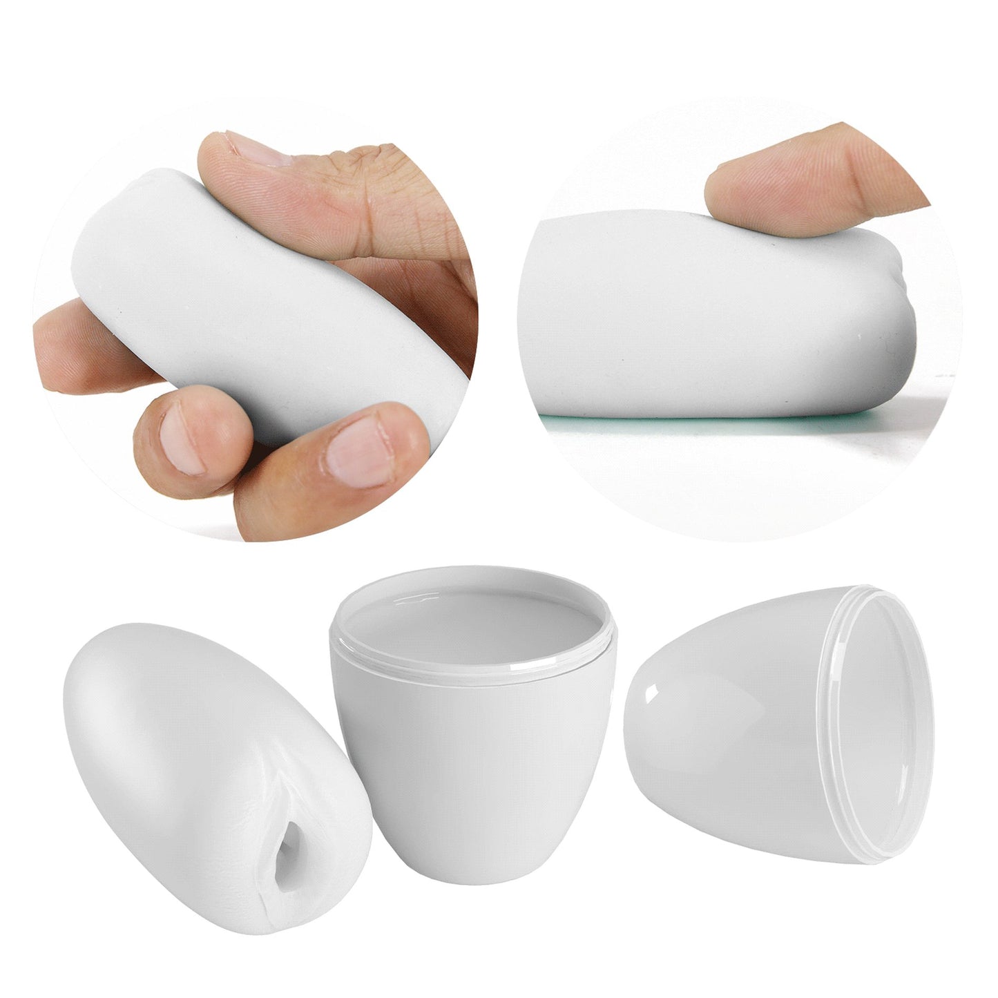 Baile - BI-014832-4-2- Pretty Love Catherine Bordeaux  Silicone Masturbator Egg Big Size